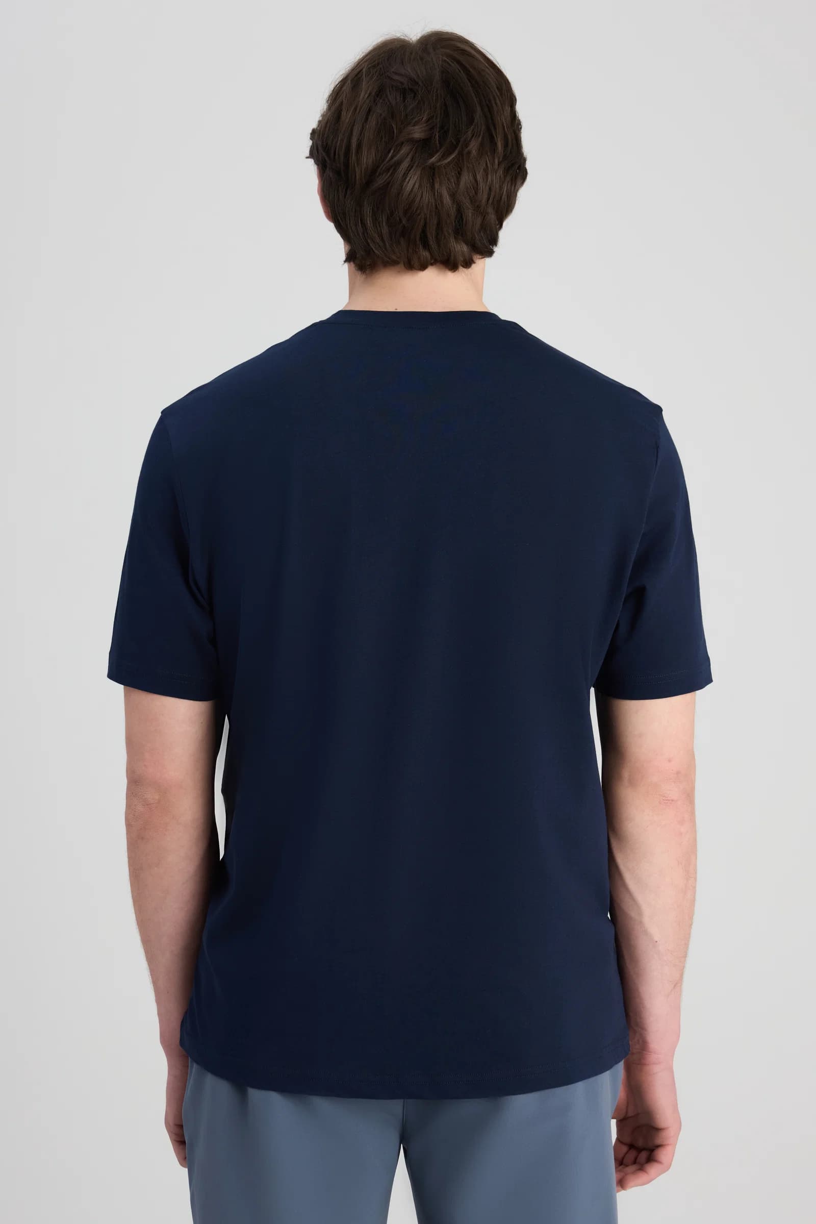 Ds Damat Regular Fit Lacivert Düz T-shirt görsel 4