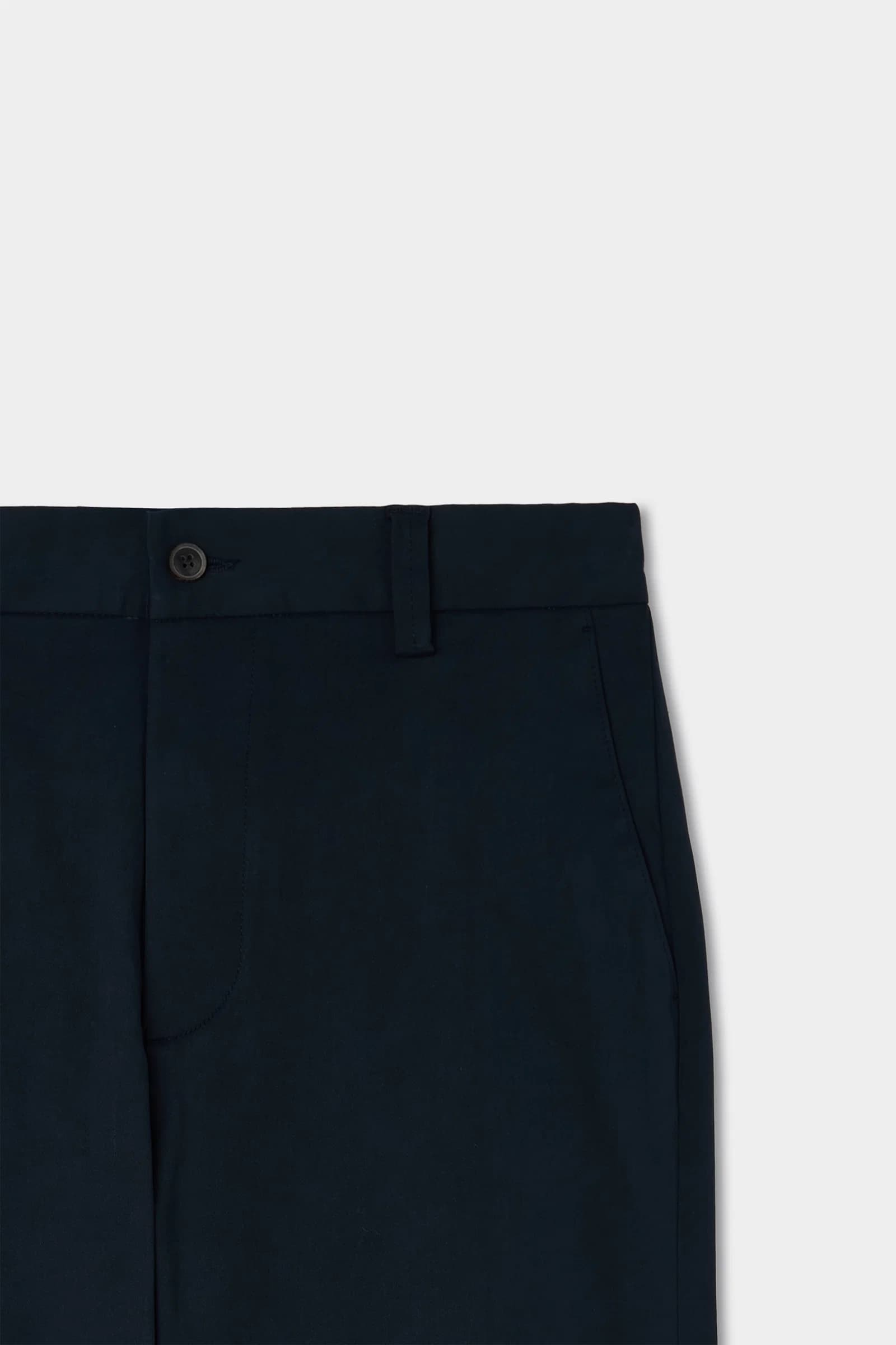Damat Comfort Fit Lacivert Düz Kumaş Pantolon görsel 2
